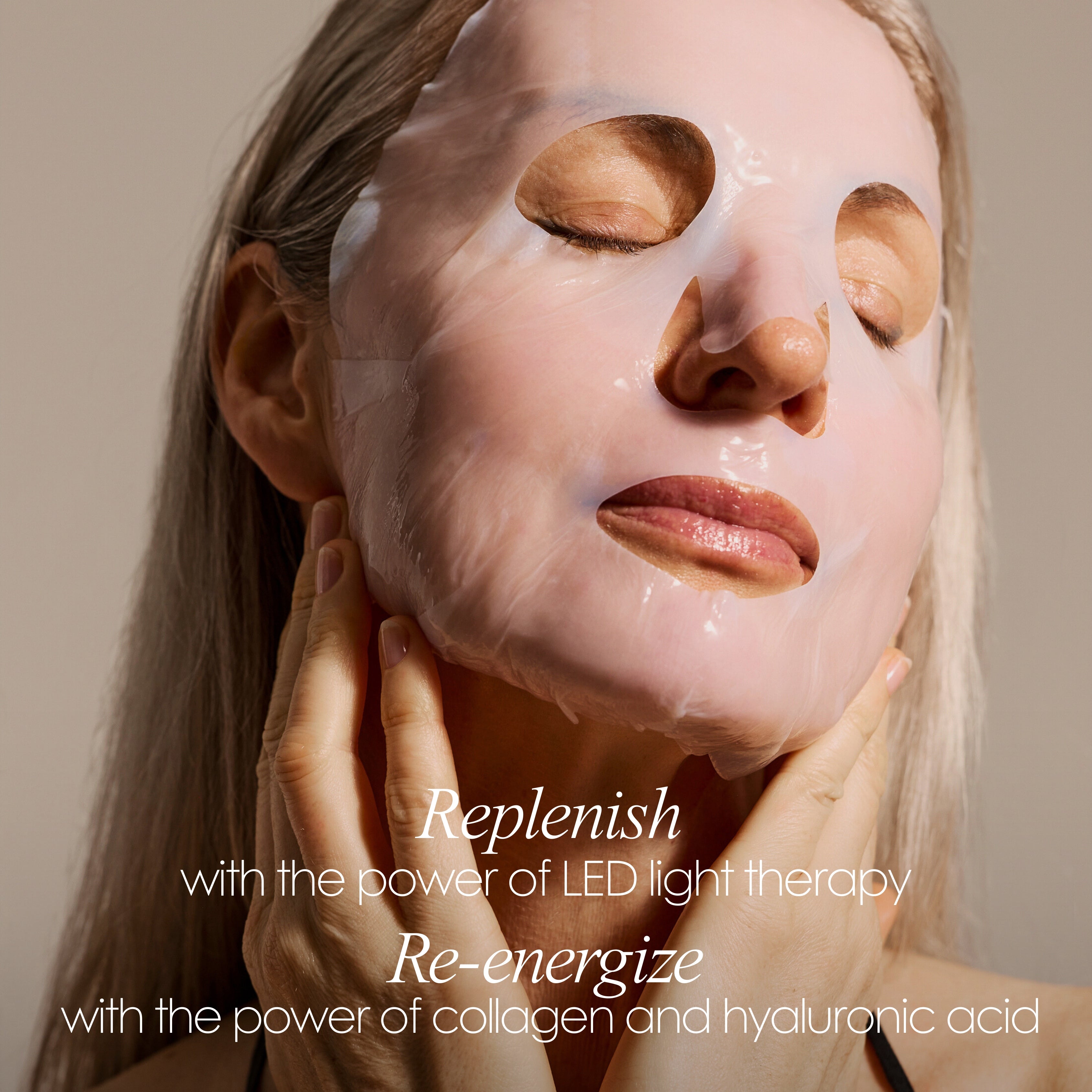 re-energize with the power of collagen and hyaluronic acid
