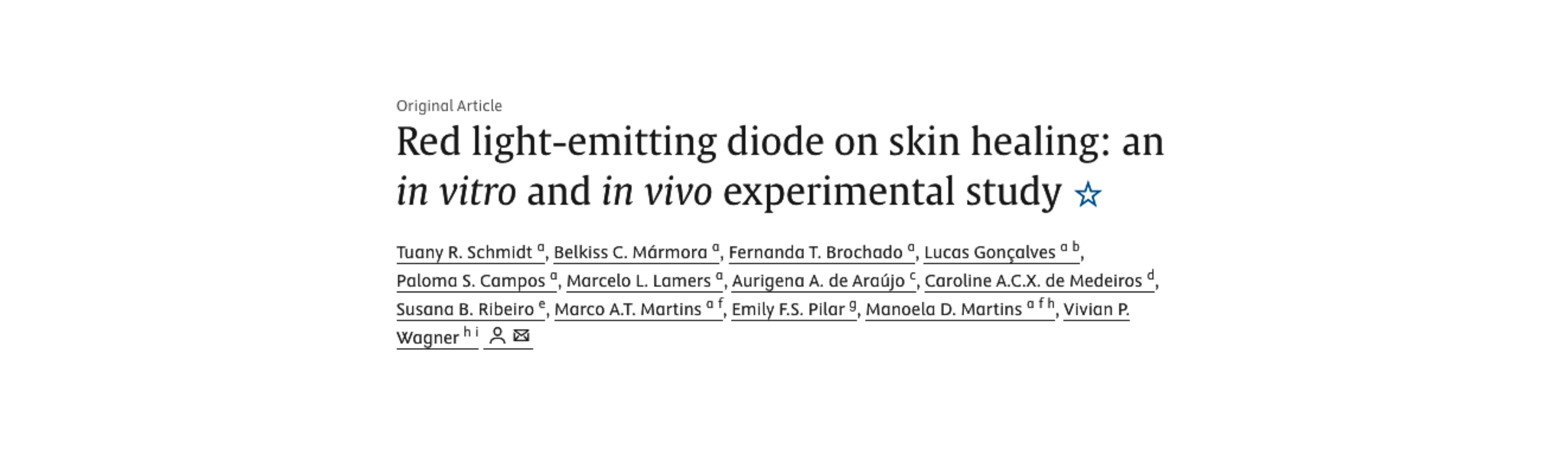 RED LIGHT THERAPY ON SKIN HEALING