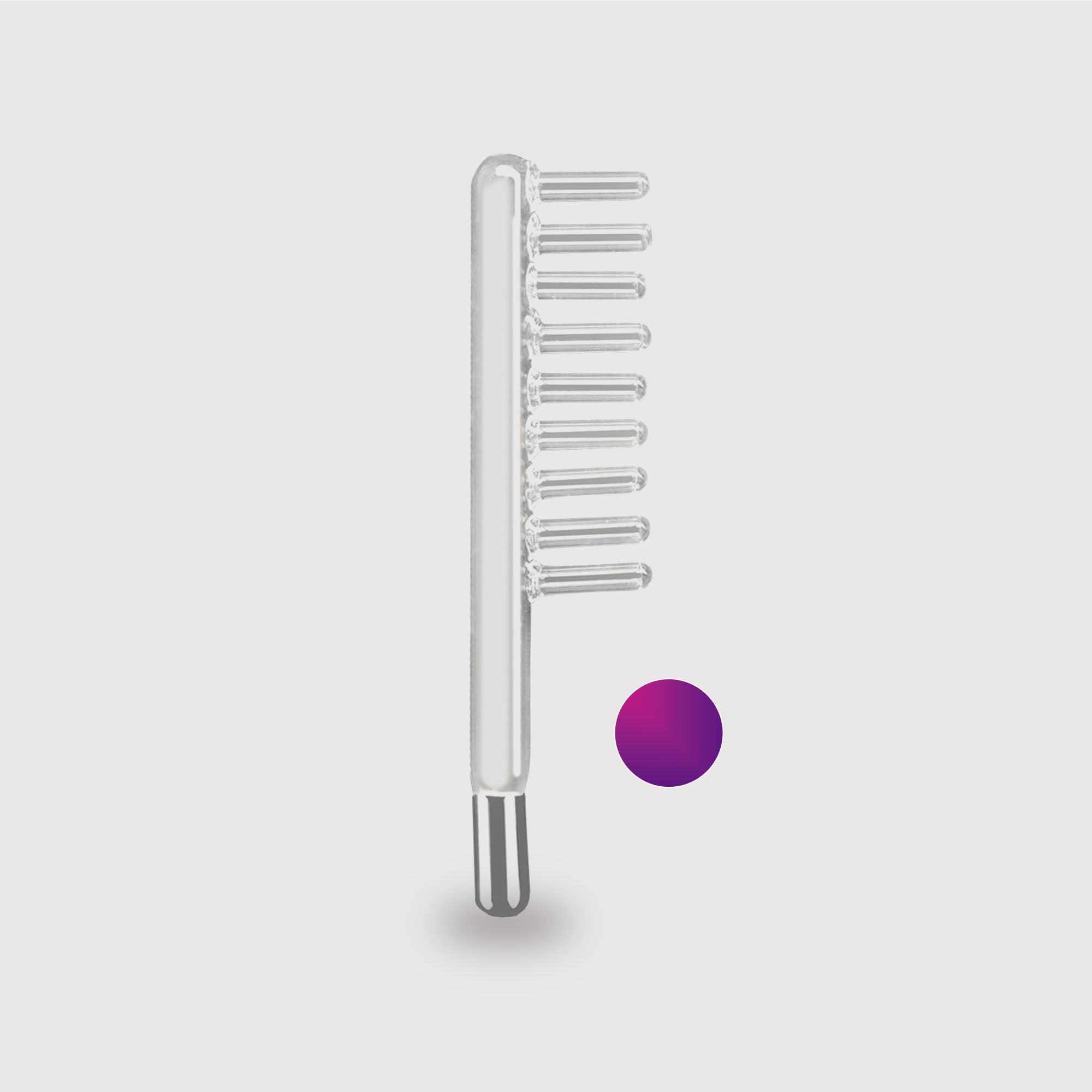 11mm Applicator Set for Faisca Argon (Purple) | Hook, Mushroom, Spoon, & Comb | Parts - Project E Beauty